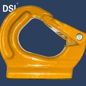 DSL regular type G80 safety industrial hanging hook weld on hook with forged latch