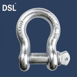  High Tensile US Type 2T Forged Alloy Steel Screw Pin Rigging Bow Shackle