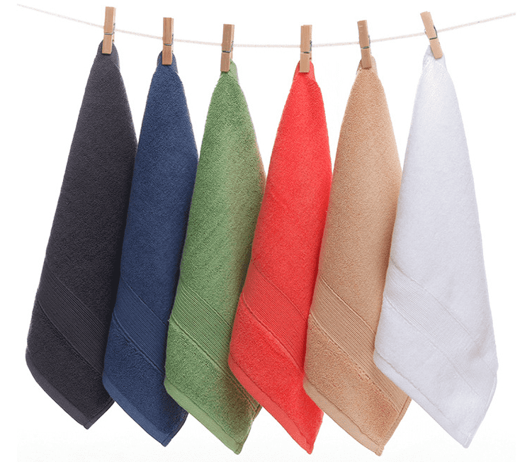 colorful 100% cotton washcloth
