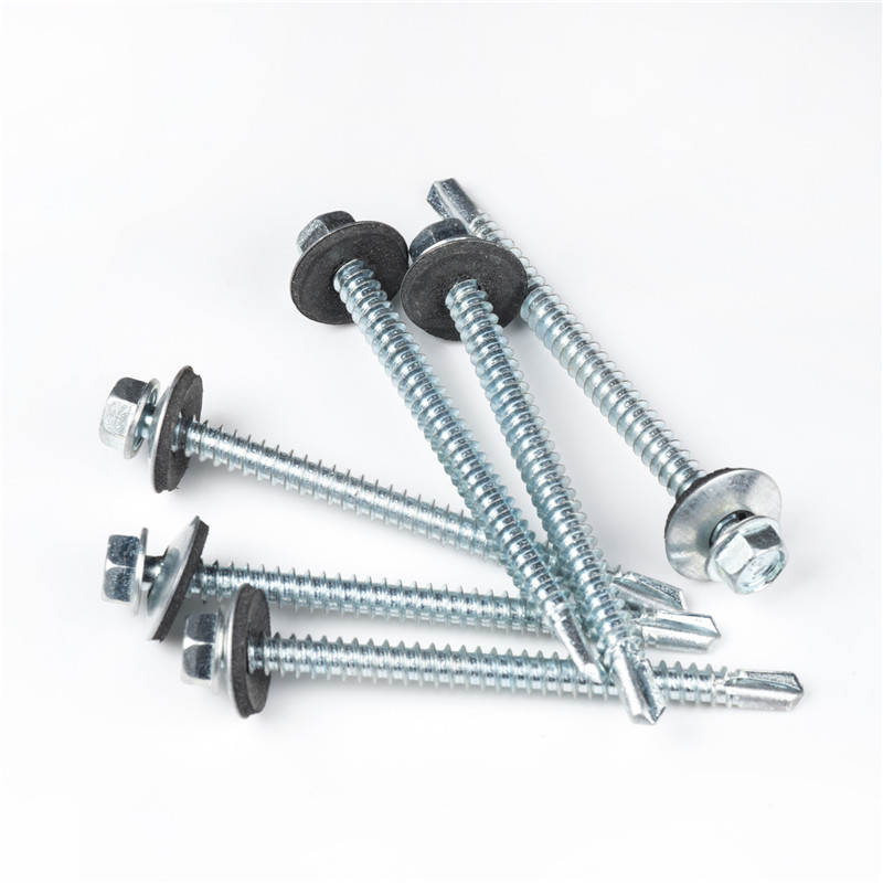Hex Head Flange Head/Roofing Head Self Drilling/Self Tapping Screws with Washers Featured Image