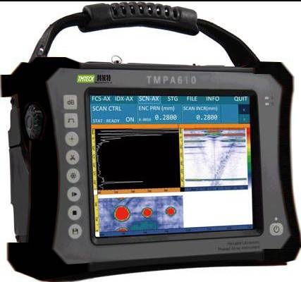 Portable Phased Array Ultrasonic Flaw Detector  TMPA610 AND TMPA610TD Featured Image