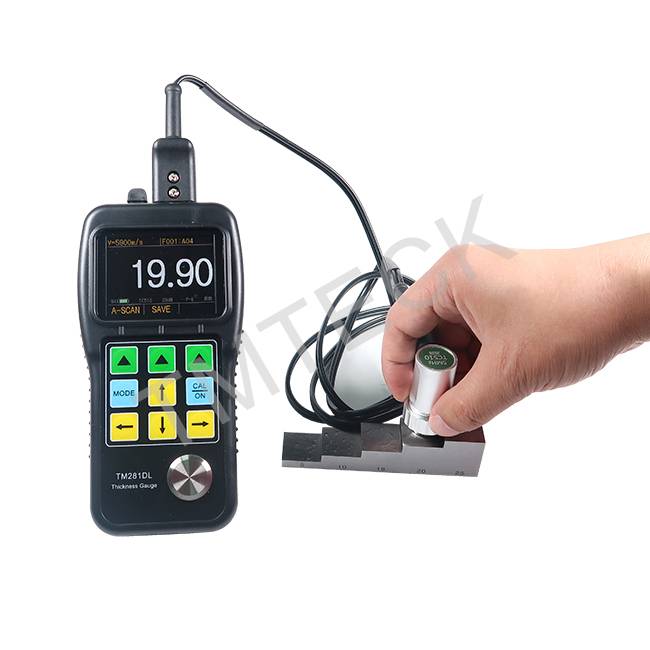 Ultrasonic thickness gauge A&B Scan for testing rubber thickness TM281 DL