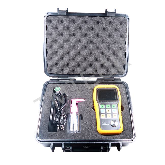 TM281D Ultrasonic thickness gauge/meter tester/ NDT inspection/ thickness tester/ with A&B Scan for testing rubber thickness