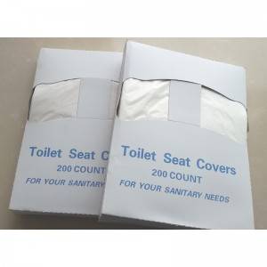 Sanitary use 1/4 fold Paper toilet seat cover