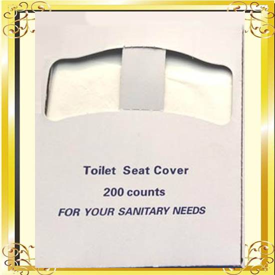 Sanitary use 1/4 fold Paper toilet seat cover