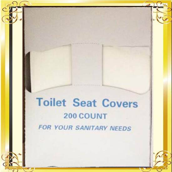 1/4 Fold Flushable Paper Toilet Seat Cover