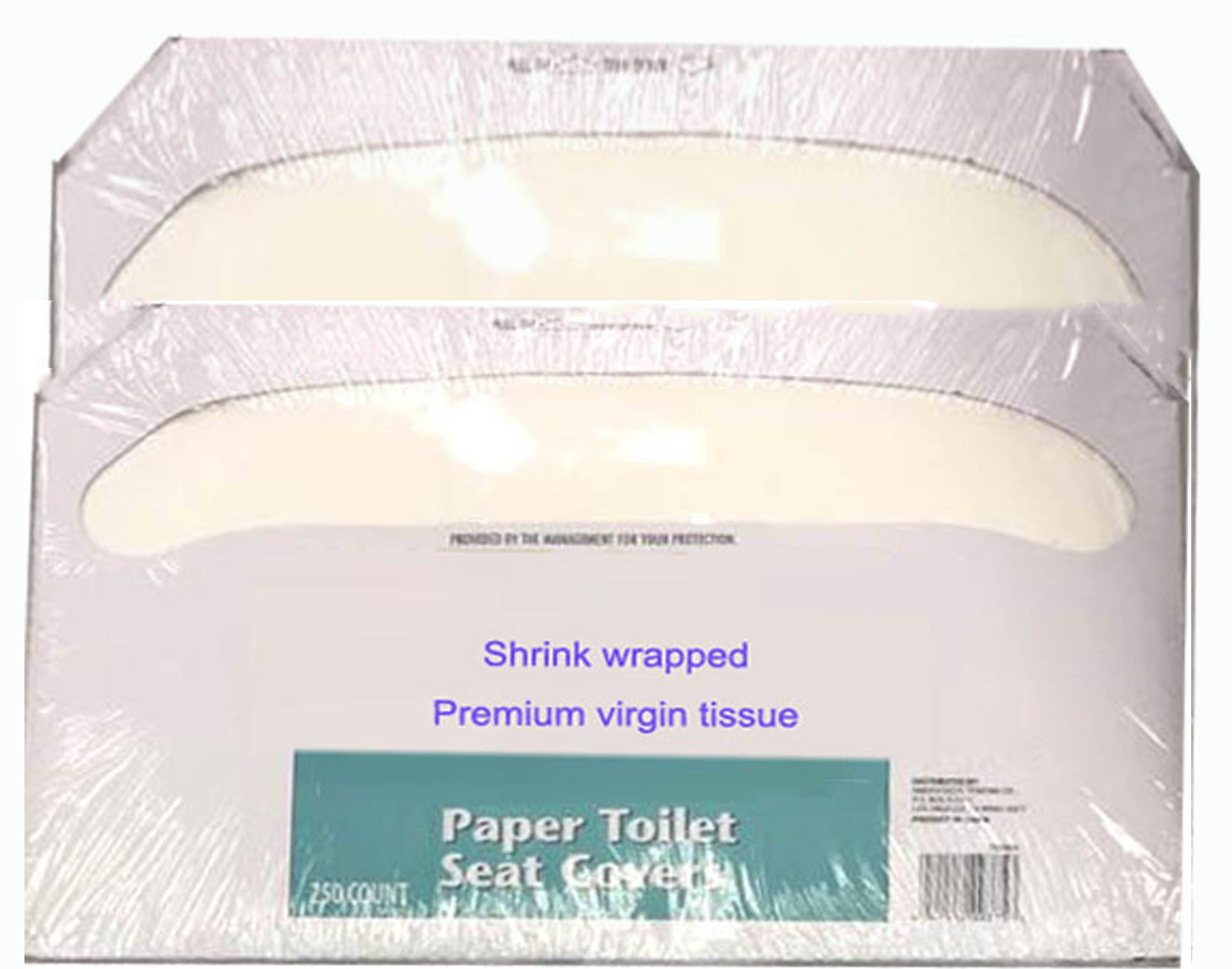 1/2 Fold Disposable Toilet Seat Cover Paper- Shrinked wrap type