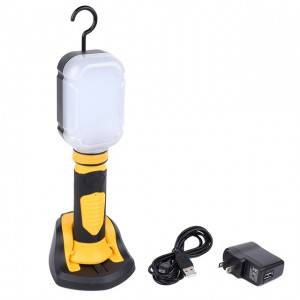 Best service OEM rechargeable SMD handheld magnetic work light, portable led car work light