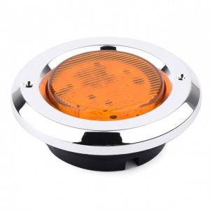 2″ LED Round Clearance/Marker Light /Amber/Red colors