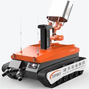 RXR-MC40BD Explosion-proof firefighting Medium expansion foam and scouting robot 80D-3