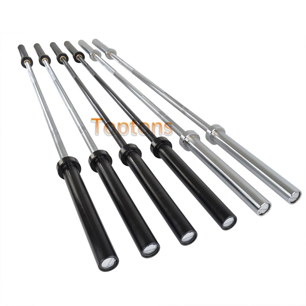 China new style barbell custom logo and custom color accept OEM weight lifting exercise gym equipment 20KG barbell bar