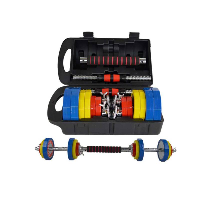 2020 New Style Weight Lifting Gym Equipment Dumbbell Adjustable Steel Colorful Dumbbell Set