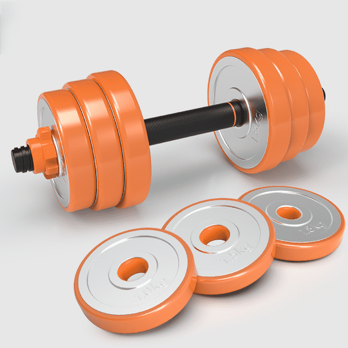 China new style fashion weight lifting adjustable weights dumbbell barbell set