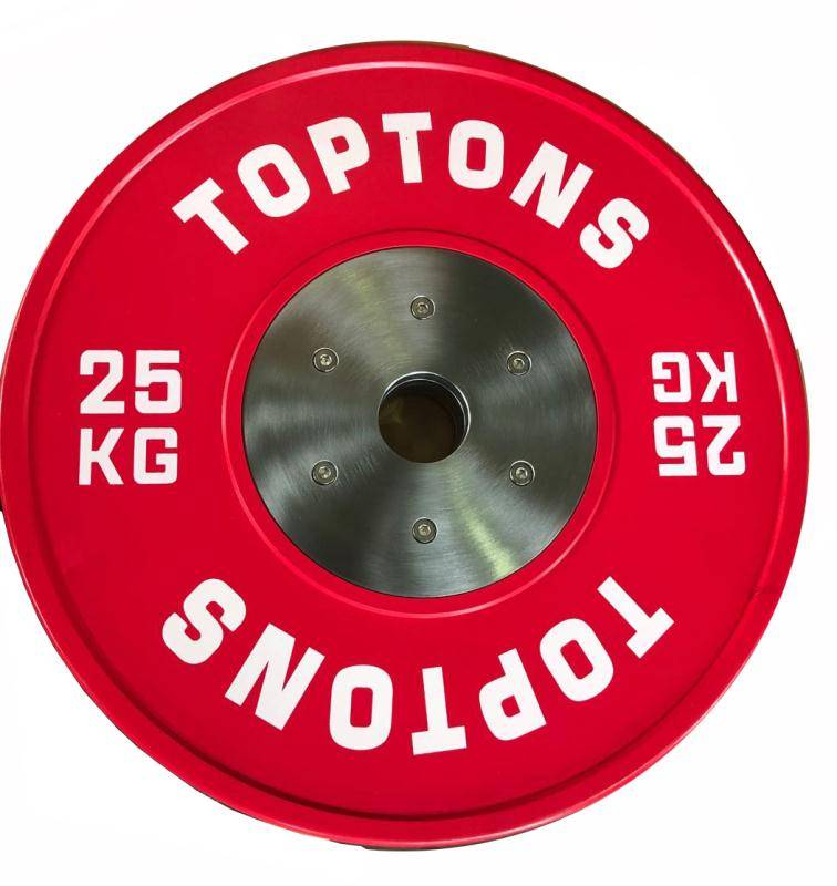 Weight Lifting Rubber Plates Round Customized Logo And Label Colorful Barbell Plates