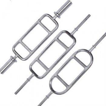 Solid Chrome Weightlifting Tricep Bar