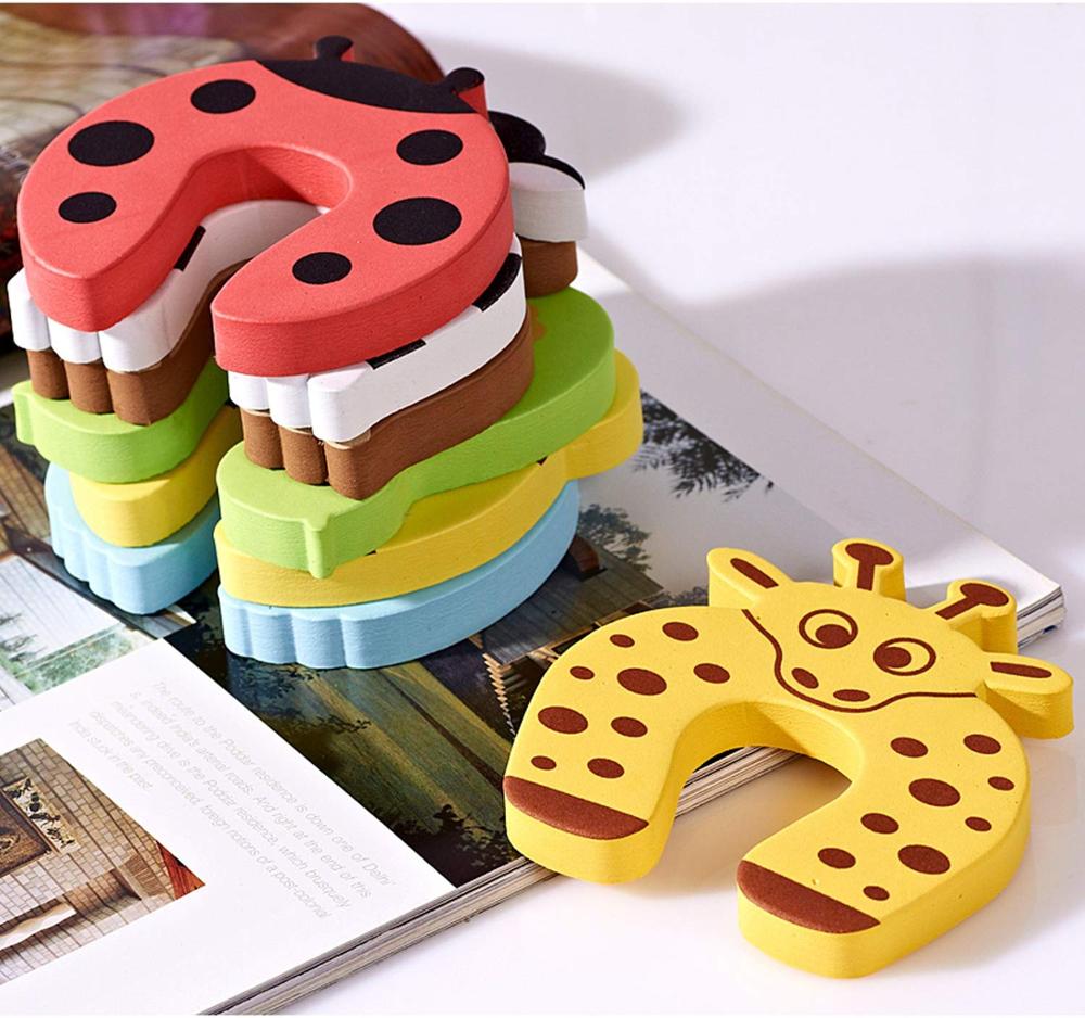 Wholesale Colorful Cartoon Animal Foam Door Stopper for Baby Featured Image