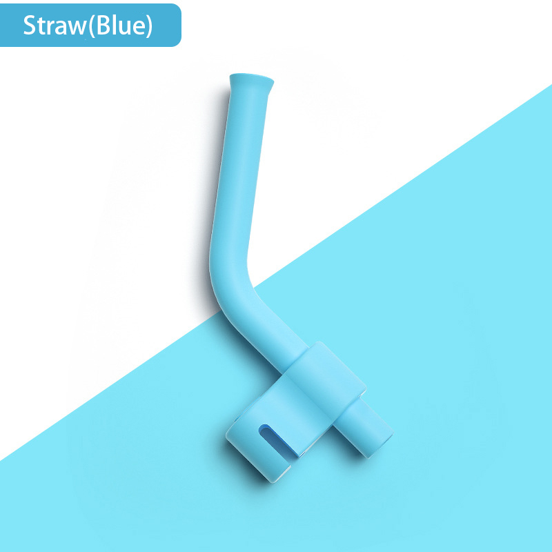 Baby Straw Replacement Wide Mouth Caliber Silicone Feeding Accessories Silicone Straw Baby Bowl with Learning Trainer Straw