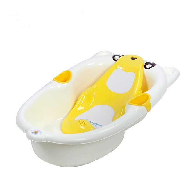 Bear Shape Non-Slip Plastic Bathtubs Collapsible Baby Bath Tub For Kids