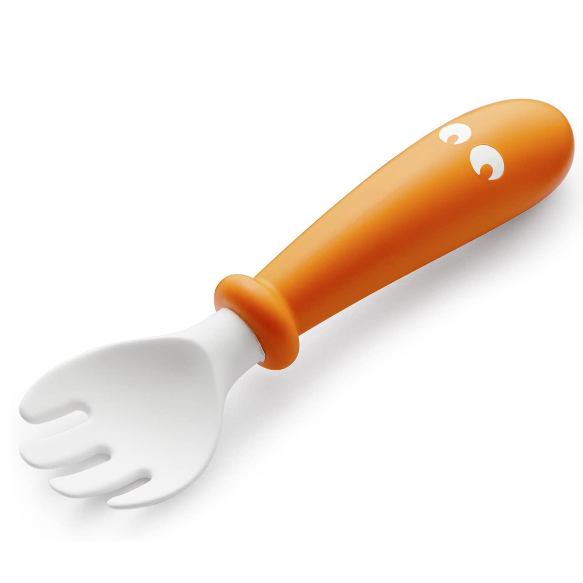 Baby Plates Spoons And Forks – Orange / Turquoise, 2 Pack