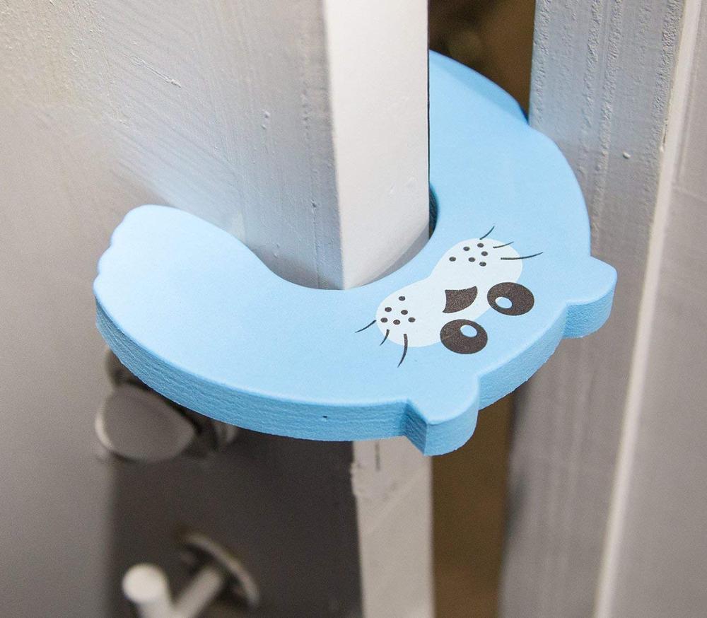 Colorful Cartoon Animal Foam Door Stop Cushion for Baby