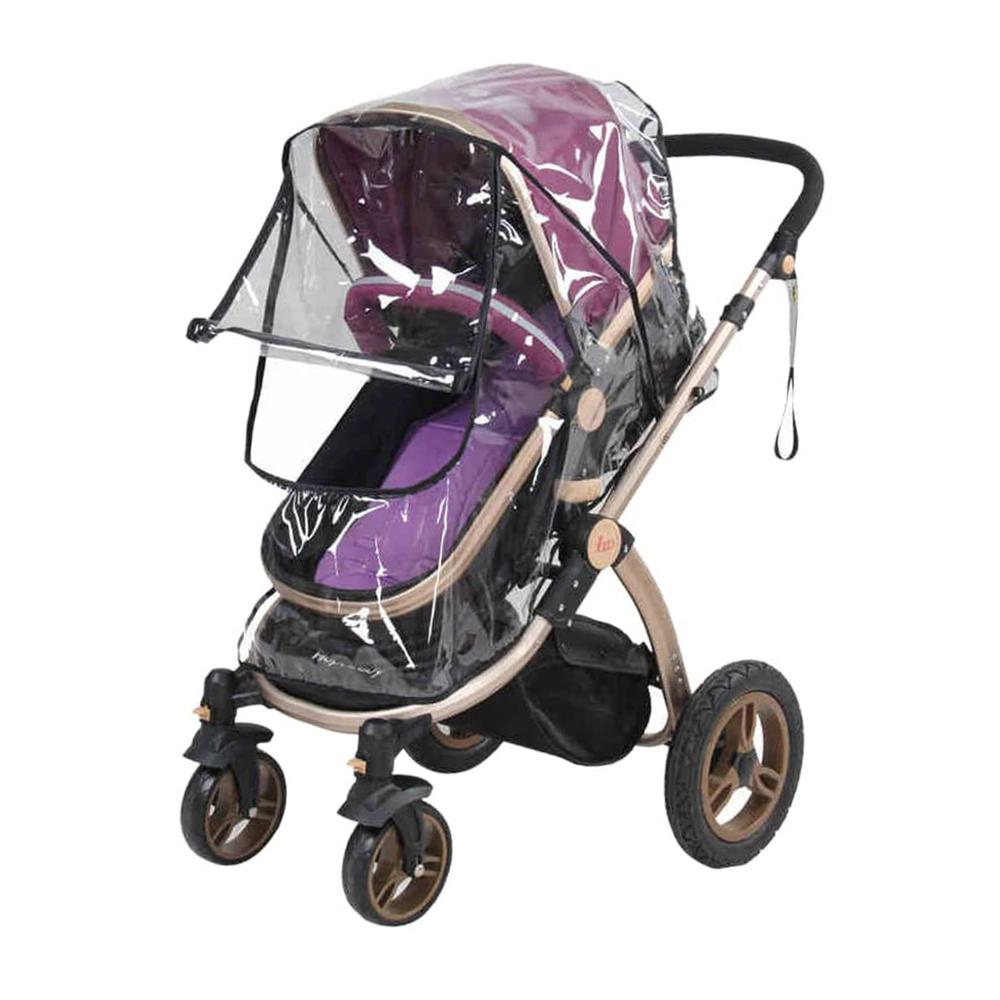 High Quality Baby Transparent Clear Pushchair Stroller Buggy Pram Waterproof Rain Cover Wind Weather Shield for Protector