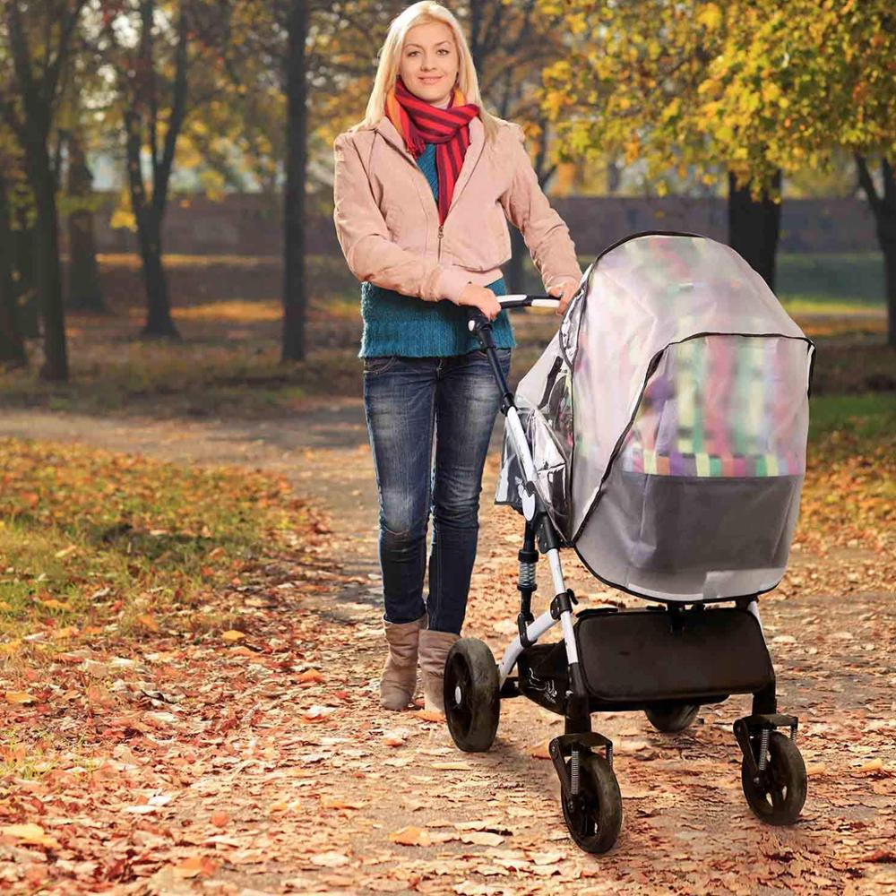 Baby Travel Universal Transparent Clear Pushchair Stroller Buggy Pram Waterproof Windproof Rain Cover