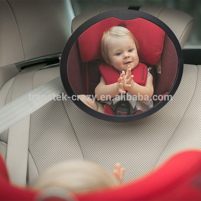 Acrylic rear baby mirror with ear