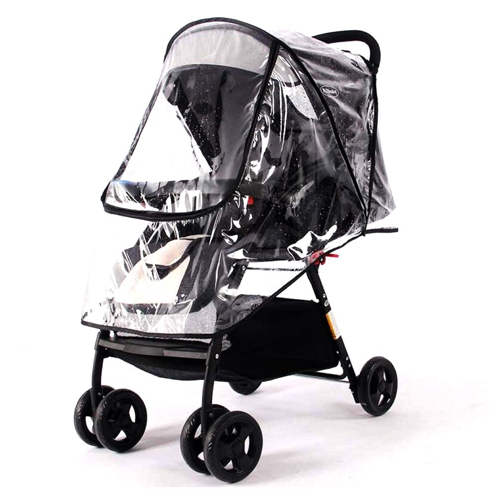 High Quality Universal Baby Stroller Rain Cover Umbrella Weather Shield, Windproof Protection