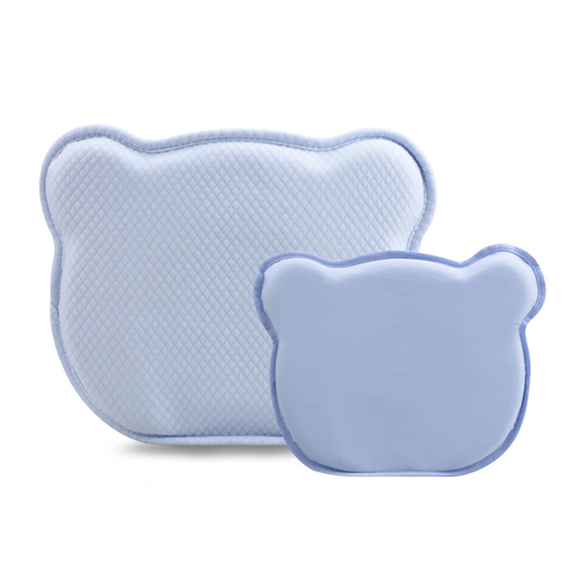 Custom Logo Baby Foam Pillow Baby Head Shaping Pillow For Newborn