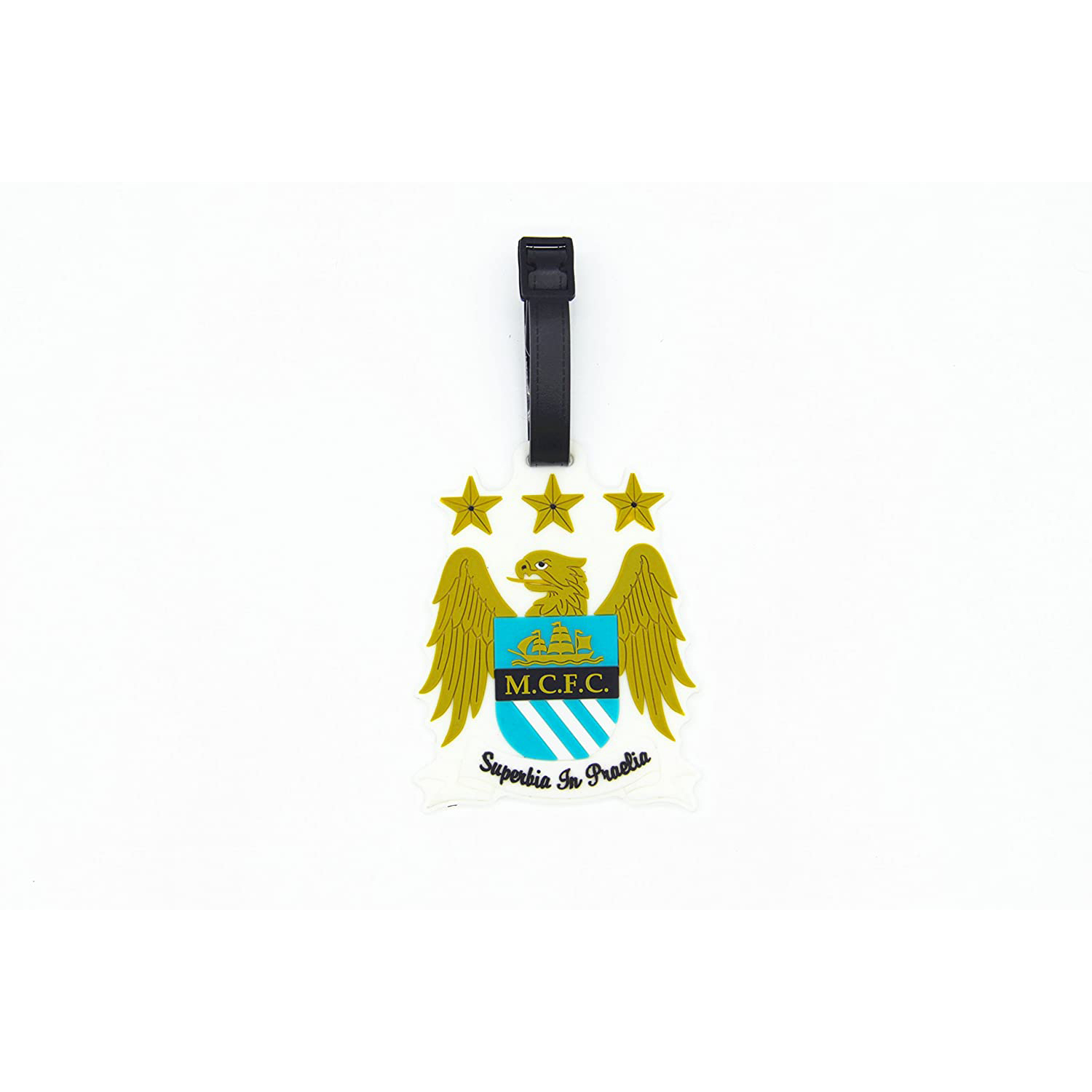 High Quality Set of 2 Soccer Team Football Club Luggage Tag Suitcase ID Tag with Adjustable Strap