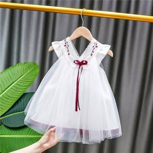Girls’ baby dresses Chinese style princess dress summer dress 2020 new girl mesh skirt