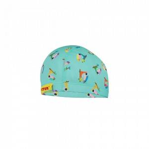 Soft and stretchable cartoon pattern children swimming cap manufactuer