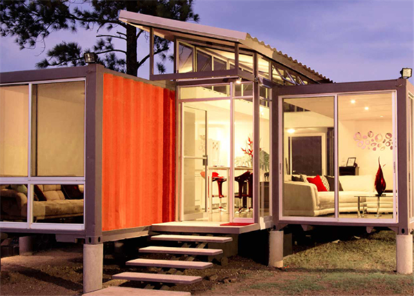 Low Price Steel Structure Luxury Villa container hotel