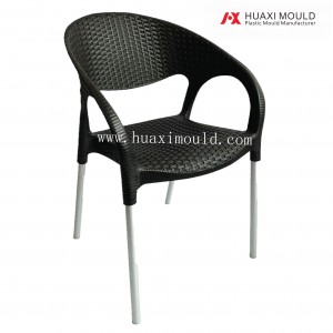 Plastic rattan chair mold 07