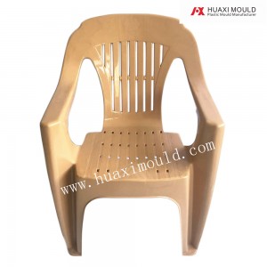 Motlle de cadira d'inserció posterior de braç normal apilable de plàstic baix