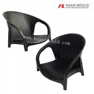 Plastic rattan chair mold 08