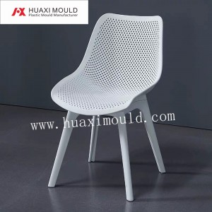 Plastik Modern Kabuk Plastik Ayak Montajı Rahat Kahve Bar Sandalyesi Kalıbı
