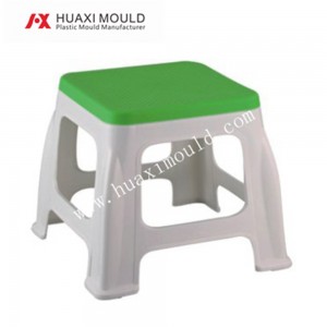 Plastový štvorcový štandardný dizajn vymeniteľná vložka Dobrá pevnosť Nízka hmotnosť Dvojfarebná forma na stoličku