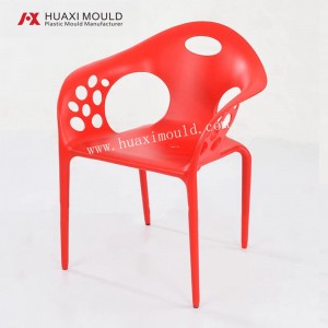 Motlle de cadira de bar de cafè informal d'injecció no trencada de plàstic modern i resistent