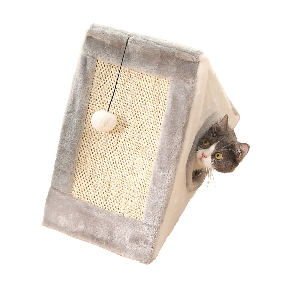 Cat Climbing Frame Cat Scratching Board Cat Grinding Claws Sisal Cat Scratching Board Cat Litter Cat Supplies Featured Image