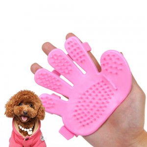 Cats and dogs bath clean massage brush five finger gloves