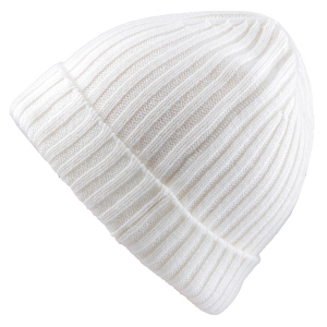 Unisex Acrylic Knitted Winter Hat White 16140