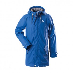 New Style Man Rain Jacket Adult Waterproof PU Rain Coat M17110