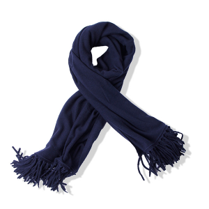 Knitted Scarf Black For Both Men And Women