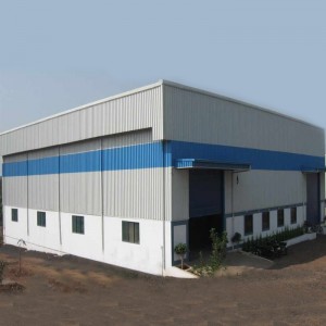 Low price Metal building construction design large span single two story steel structure warehouse building
