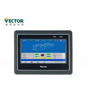 EtherNet 7.4inch RS232/RS485/RS422 LCD HMI EN61000-6-4:2007 ROHS