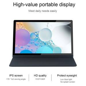 Monitor Portable Lcd 1920*1080 Portable Monitor Touchscreen 15.6 For Laptop Expandable Screen Gaming Monitor