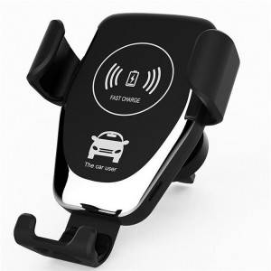 Universal Automatic Clamping Qi Wireless Car Charger Mount 10W Fast Charging Phone Holder Smart Sensor Car Wireless Charger