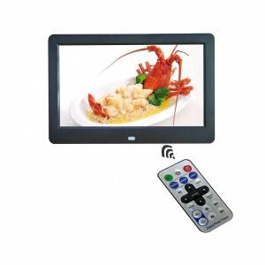 popular auto play video 16:9 support 720P digital display frames 10 inch digital photo frame
