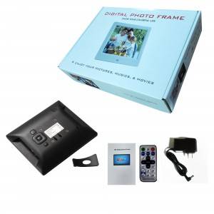 8 inch slideshow cheap video player digital picture frame digital photo frame commercial advertising HD support 720P